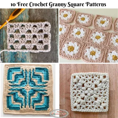 The Sweet Granny Baby Blanket, a modern granny square afghan - TL Yarn  Crafts