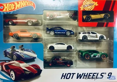 Купить Hot Wheels Набор машинок из 9 штук в ассортименте Hot Wheels 9-Pack  (Styles May Vary) по отличной цене в киеве