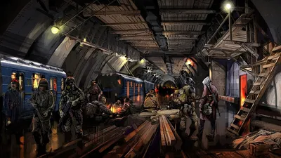 Metro Exodus,Metro 2033,Москва ,…» — создано в Шедевруме