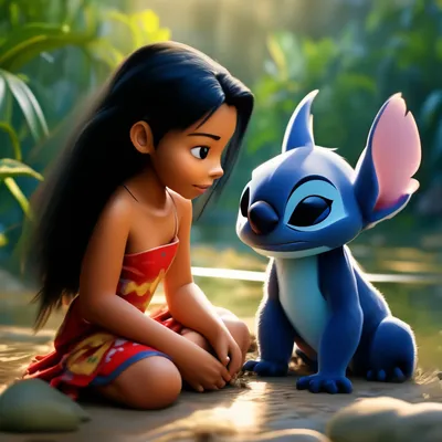 Фигурка Лило и Стич Винл. (Lilo and Stitch Vynl. (Эксклюзив Hot Topic))  Фанко ПОП Россия из мультфильма Lilo and Stitch — Funko POP Russia