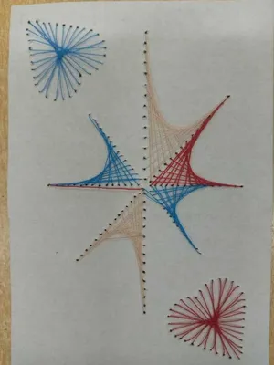 Вышивка на картоне нитками и схемы для детей: панно (картина) в технике  изонить пошагово