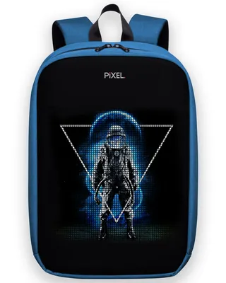 Купить рюкзак с LED-дисплеем PIXEL MAX - INDIGO синий, цены на Мегамаркет |  Артикул: 100025704535