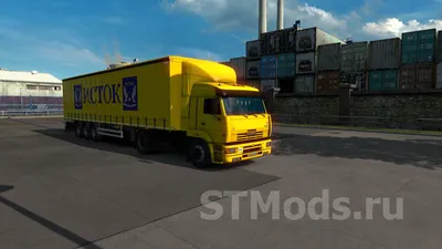 Скачать мод Скин «ИСТОК» из сериала Дальнобойщики 2 версия 2.0 для Euro  Truck Simulator 2 (v1.35.x, - 1.39.x)