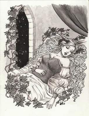 Иллюстрация к сказке спящая Царевна Жуковский - 92 фото