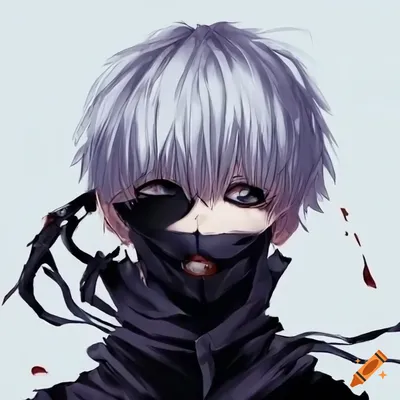 Ken kaneki from tokyo ghoul on Craiyon