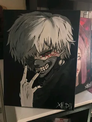 Ken kaneki de perfil on Craiyon