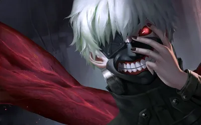 Chibi illustration of ken kaneki on Craiyon