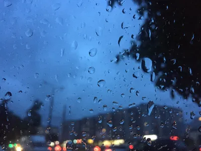 Картинки капли дождя на стекле обои