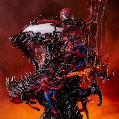 Hot Toys Venom: Let There Be Carnage Carnage 1/6th Scale Collectible Figure  MMS619 (Normal Version) - Toys Wonderland