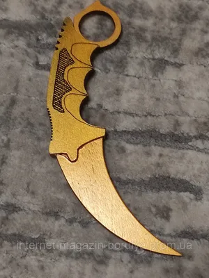 Деревянный нож Geekroom Керамбит Gold - купить с доставкой по выгодным  ценам в интернет-магазине OZON (492405417)