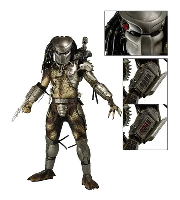 Фигурка Хищника — Neca Predator 1/4 Scale Jungle Hunter LED - купить в  GeekZona.ru