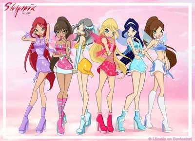 Winx'd Club — Winx dresses I designed these with their home...