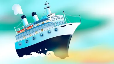 различные раскраски для детей с изображениями кораблей и пароходов