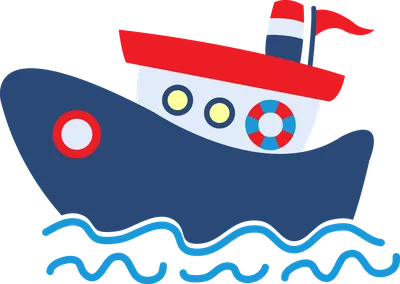 Корабль детский рисунок - 80 фото