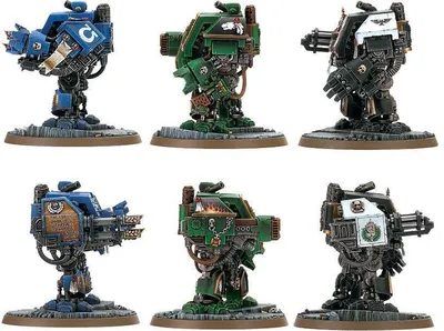 Купить миниатюры Games Workshop Warhammer 40000: Почтенный Дредноут  Космодесанта, цены на Мегамаркет | Артикул: 600002734081