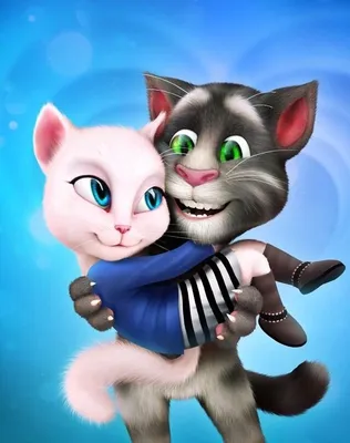 Купить набор из трех говорящих котов: Тома, Анжелу и Джинжер (интерактивная  игрушка от Outfit 7)