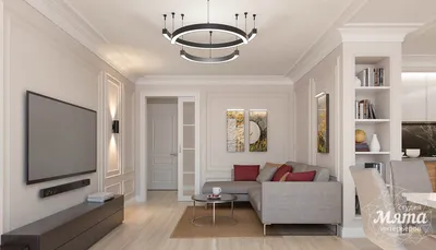Красивый дизайн интерьера квартиры в теплых тонах | Home Interiors