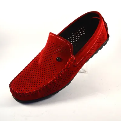 Красные мокасины туфли мужские замшевые Prime Shoes. Туфли красные весна  осень из натуральной замши Прайм Шуз (ID#1622886667), цена: 2232 ₴, купить  на Prom.ua
