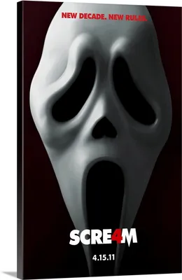 Scream 4 - Movie Poster Wall Art, Canvas Prints, Framed Prints, Wall Peels  | Great Big Canvas