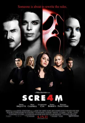 Just saw a Scream 4 poster and I don't know who this is : r/Scream