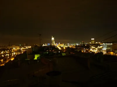 Вид на город с крыши - 71 фото