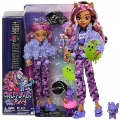 Кукла Клодин Вульф (Clawdeen Wolf), базовая с питомцем, MONSTER HIGH