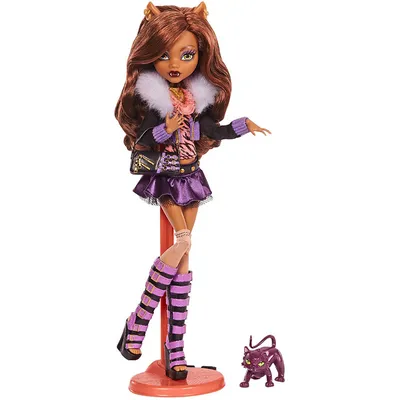 Кукла Клодин Вульф Монстер Хай Day Out Monster High 170061529 купить за 1  200 300 сум в интернет-магазине Wildberries