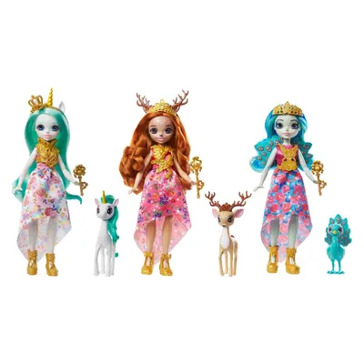 Кукла Enchantimals Mattel - Снежный день с друзьями - Набор из 5 кукол с  животными GXB20 купить в Москве | Доставка по России.