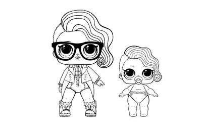 Раскраска УМка Лол Модные куклы 293405 купить по цене 89 ₽ в  интернет-магазине Детский мир