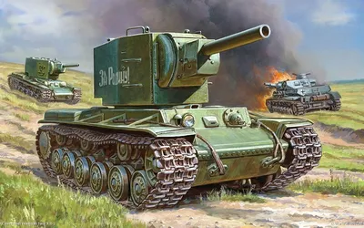 1/35 Тяжелый советский танк КВ-2