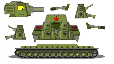 KV-44-M1: New brother. Cartoons about tanks - YouTube