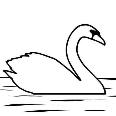 Картинки лебедей для срисовки обои