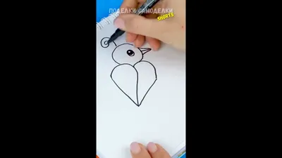 Как нарисовать птичку легкие рисунки на Поделки Самоделки - YouTube
