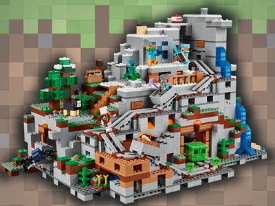 The Lego 'Minecraft' Mountain Cave is the new biggest set in town | Mashable