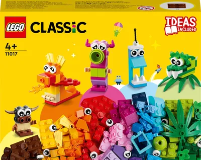 Конструктор LEGO Classic Творческие монстры 11017 купить по цене 6290 ₸ в  интернет-магазине Детский мир