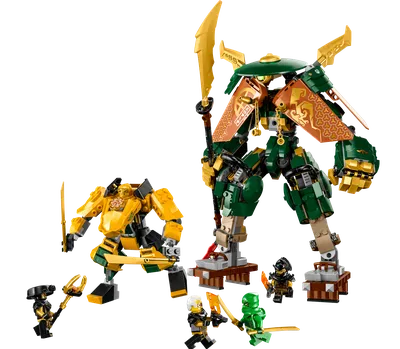 Building Kit Lego Ninjago - Lloyd, Arin, and Their Ninja Robot Team |  Posters, gifts, merchandise | Abposters.com