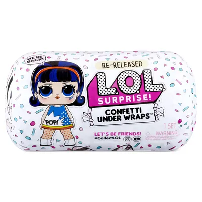 LOL Surprise Confetti Under Wraps Re-released Doll With 15 Surprises - Toys  for Girls Ages 4 5 6+ - Walmart.com