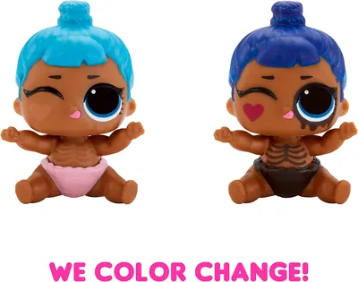 LOL. Surprise Glitter Color Change Lil Sisters Mini Pop | Thimble Toys