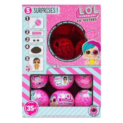 L.O.L. Surprise! Lil Sisters- with Collectible Lil Sister Doll, 5 Surp –  sunnytoysngifts.com