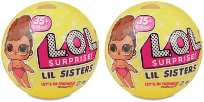 LOL SURPRISE Dolls, 18 Lil Sis lil sisters With Purses And Case | eBay