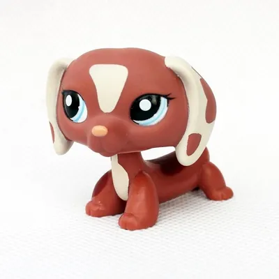 Lps Toys Редкий Pet Shop Коричневая Такса Снежинка Глаза Магнит | eBay