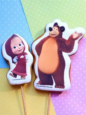 Набор имбирных пряников Маша и Медведь — купить в интернет-магазине по  низкой цене на Яндекс Маркете
