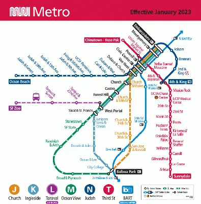 Muni Metro Map | SFMTA