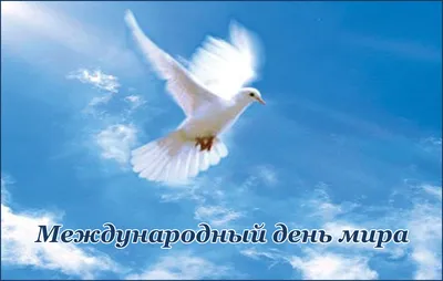 Международный день мира — vddgb.ru