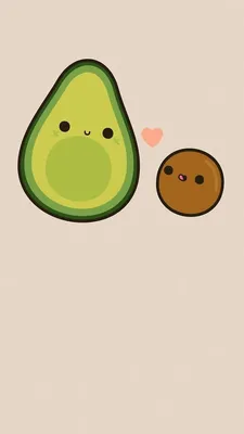 [73+] Картинки милого авокадо обои