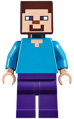 3D Printable Minecraft steve model by Rick