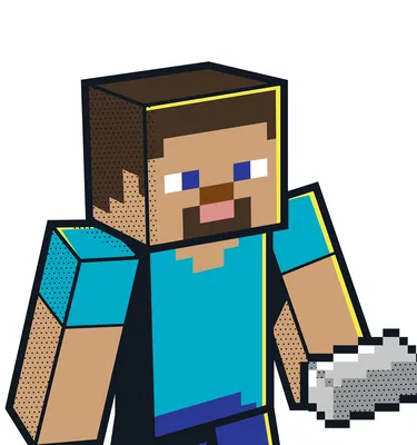 Minecraft Steve with changeable face 3.5\" Tall | eBay