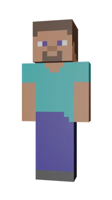 Steve from minecraft | FREE 3D Fantasy Hero models | BlenderKit