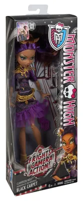 Купить кукла Monster High Клодин Вульф - Страх, камера, мотор! BDF26, цены  на Мегамаркет