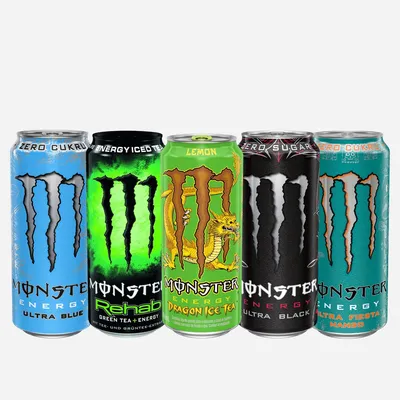 Monster Energy, Original Green, Energy Drink, 16 fl oz, 4 Pack - Walmart.com